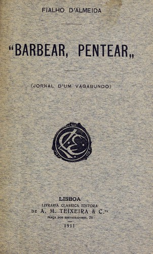 Cover for "Barbear, pentear"