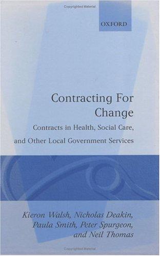Cover for Contracting for Change