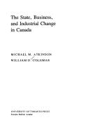 Cover for state, business, and industrial change in Canada