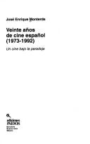 Cover for Veinte años de cine español (1973-1992)