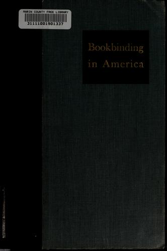 Cover for Bookbinding in America