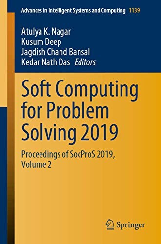 Cover for Soft Computing for Problem Solving 2019