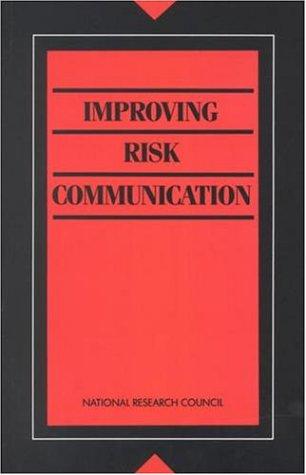Cover for Improving Risk Communication