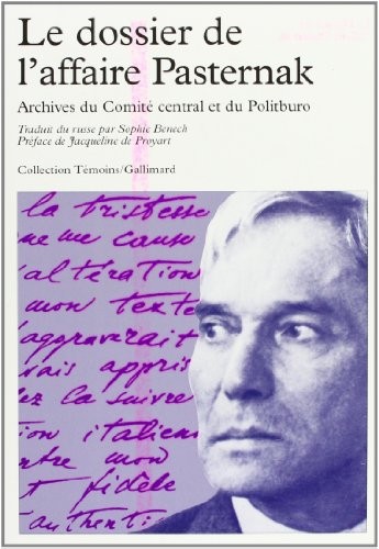 Cover for Le Dossier de l'affaire Pasternak