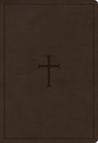 Cover for CSB Super Giant Print Reference Bible, Brown LeatherTouch, Value Edition