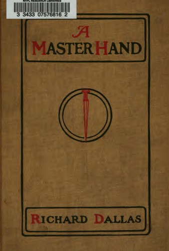 Cover for A Master Hand: The Story of a Crime