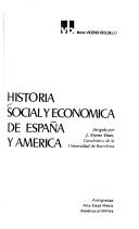 Cover for Historia social y económica de España y América