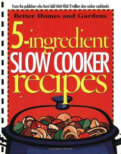 Cover for 5-ingredient slow cooker recipes