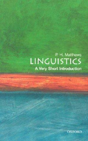 Cover for Linguistics