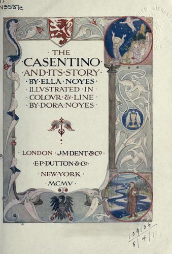 Cover for The Casentino and its story
