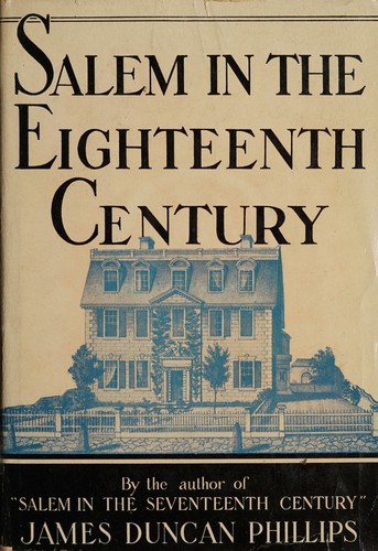 Cover for Salem in the eighteenth century