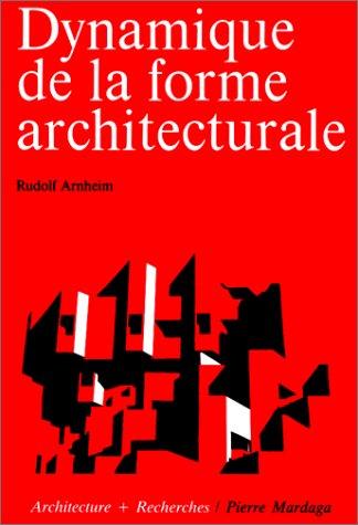 Cover for Dynamique de la forme architecturale