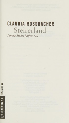 Cover for Steirerland