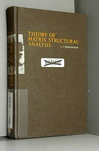 Cover for Theory of matrix structural analysis.