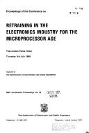 Cover for Proceedings of the Conference on Retraining in the Electronics Industry for the Microprocessor Age, the London Penta Hotel, Thursday, 3rd July 1980
