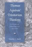Cover for Thomas Aquinas' trinitarian theology