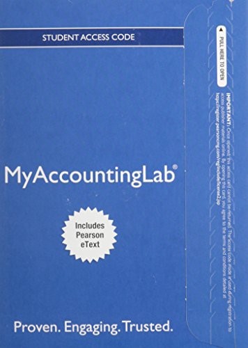 Cover for NEW MyLab Accounting with Pearson eText -- Access Card -- for Financial Accounting