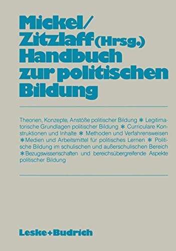 Cover for Handbuch zur politischen Bildung