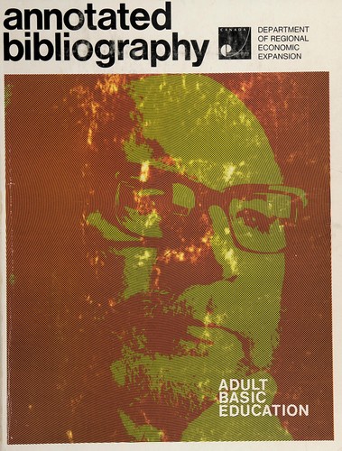 Cover for An annotated bibliography of adult basic education