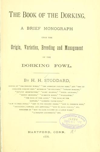 Cover for book of the dorking