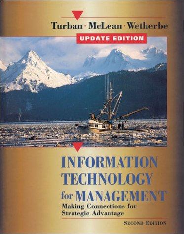Cover for Information technology for management