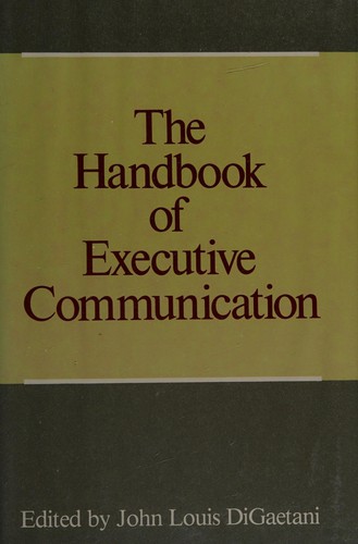 Cover for The Handbook of executive communication