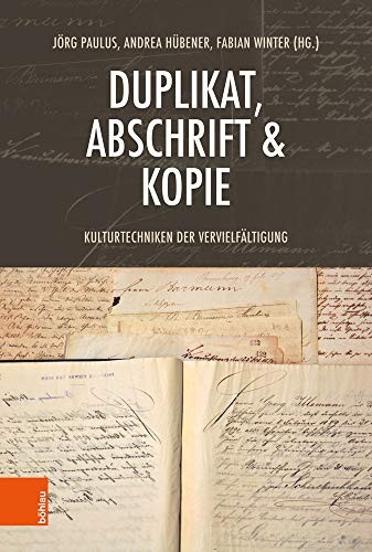 Cover for Duplikat, Abschrift and Kopie