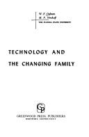 Cover for Technology and the changing family