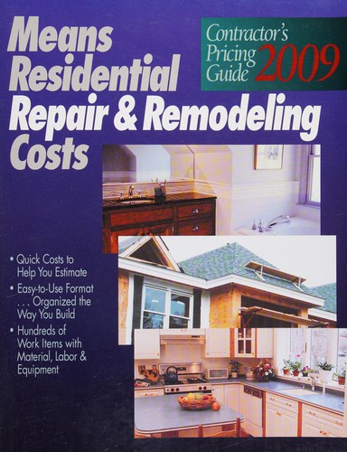 Cover for Means residential repair & remodeling costs