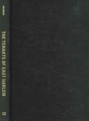 Cover for The tenants of East Harlem