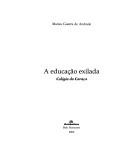 Cover for A educação exilada
