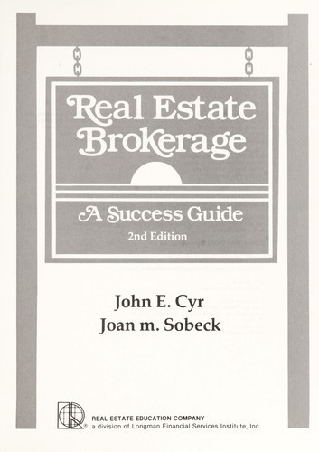 Cover for Real estate brokerage