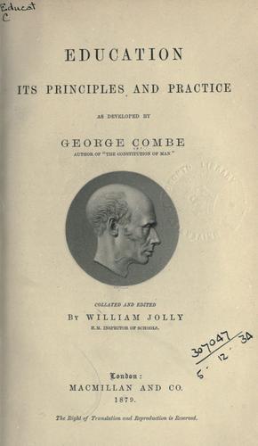 Cover for Education