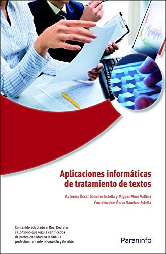 Cover for Aplicaciones informáticas de tratamiento de textos. Microsoft Word 2007