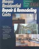 Cover for Means Residential Repair & Remodeling Costs