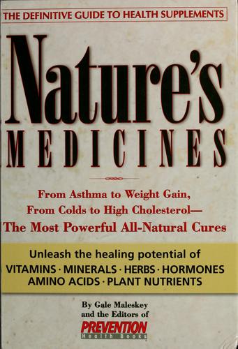 Cover for Nature's medicines
