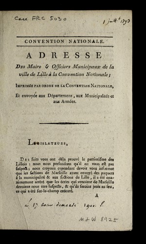 Cover for ... Adresse