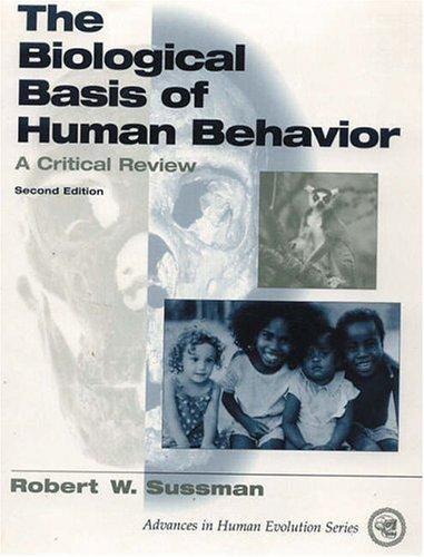 Cover for The biological basis of human behavior