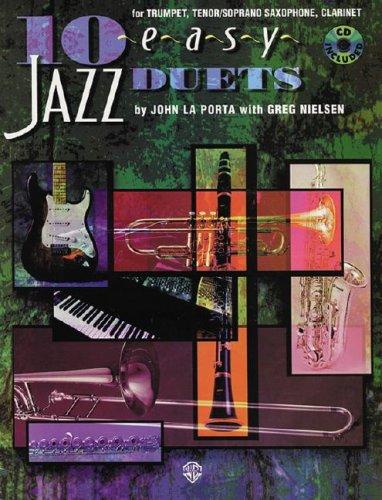 Cover for 10 Easy Jazz Duets, B-flat Edition