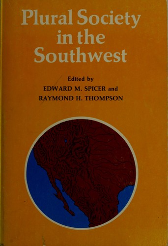 Cover for Plural society in the Southwest
