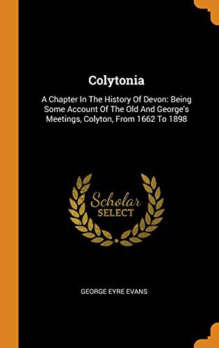 Cover for Colytonia : A Chapter In The History Of Devon