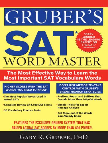 Cover for Gruber’s SAT Word Master