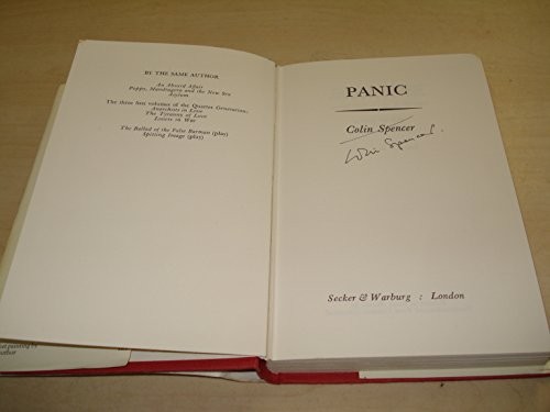 Cover for Panic.