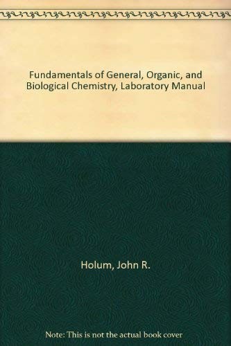 Cover for Laboratory Manual for Fundamentals of General, Organic, and Biological Chemistry