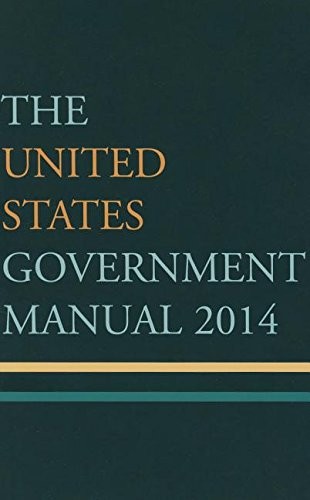 Cover for United States government manual