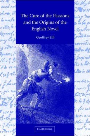 Cover for The cure of the passions and the origins of the English novel