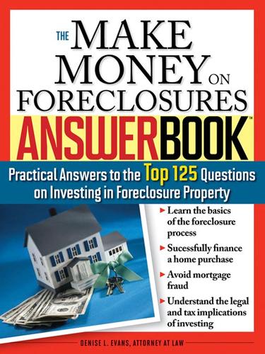 Cover for Make Money on Foreclosures Answer Book