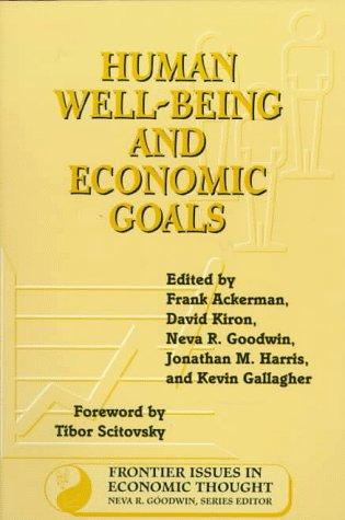 Cover for Human well-being and economic goals