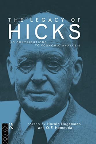 Cover for Legacy of Sir John Hicks