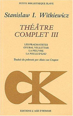 Cover for Theatre complet t.3